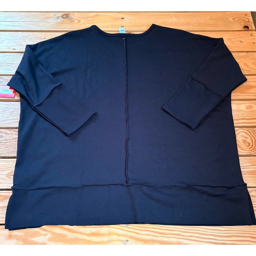 Spanx NWT Women’s P.l.t Dolman Sweatshirt Size XL Black T10 - Picture 2 of 8